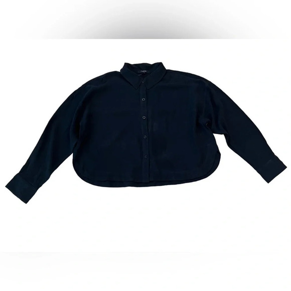 NWT Madewell Lusterweave Hartfield Crop Shirt in size XXS - Picture 4 of 7